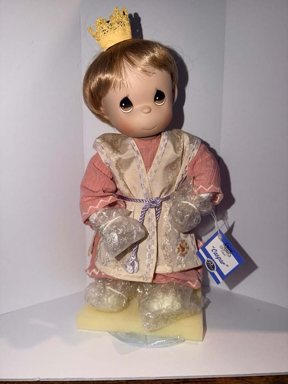 Precious Moments Caspar Porcelain Doll by Ashton-Drake Galleries with Tag
